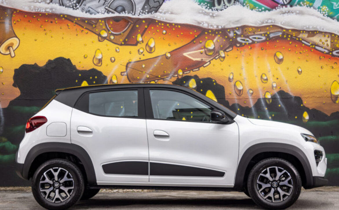 Renault Kwid Intense biton. Foto: Rodolfo BUHRER/ La Imagem / Renault