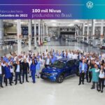 Volkswagen celebra marca de 100 mil unidades produzidas do Nivus no Brasil