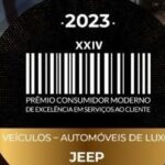 Jeep conquista, pela segunda vez, o prêmio “Consumidor Moderno de Excelência em Serviços ao Cliente”
